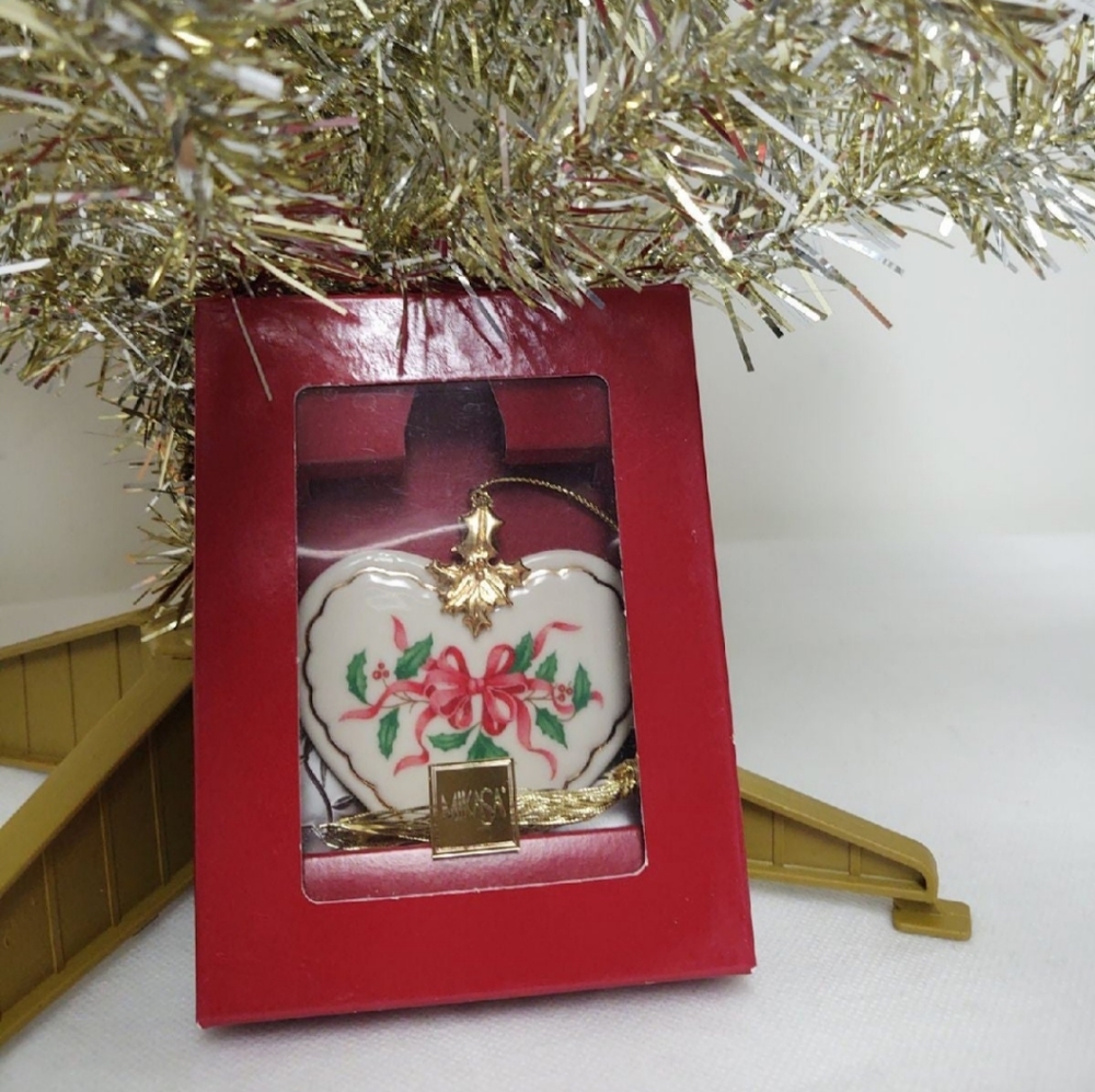 Mikasa Holiday Song Bell Heart Ornament